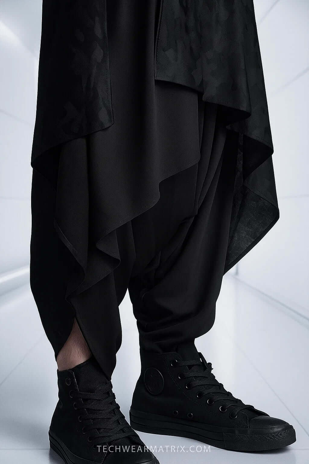 Silent Veil Layered Ninja Pants