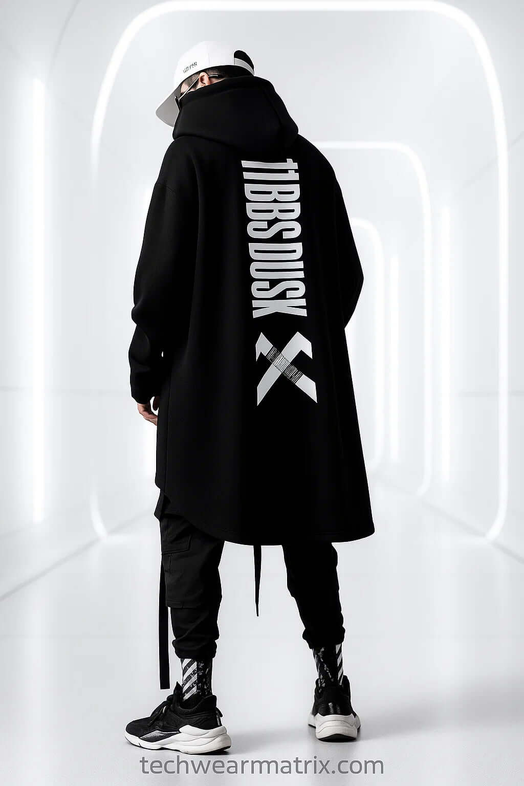 Seoul-X Cyberpunk Techwear Poncho x Drift Co.