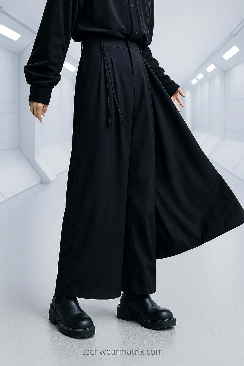 Awaji Japanese Hakama Techwear Pants