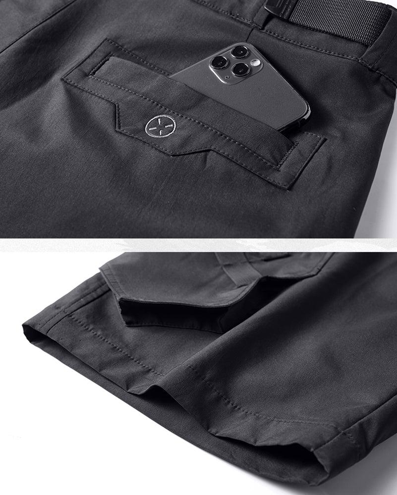 Vector-5 Functional Multi-Pocket Belt Shorts