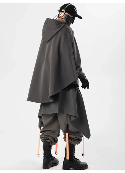 Two Piece Cloak Hoodie Cyberpunk