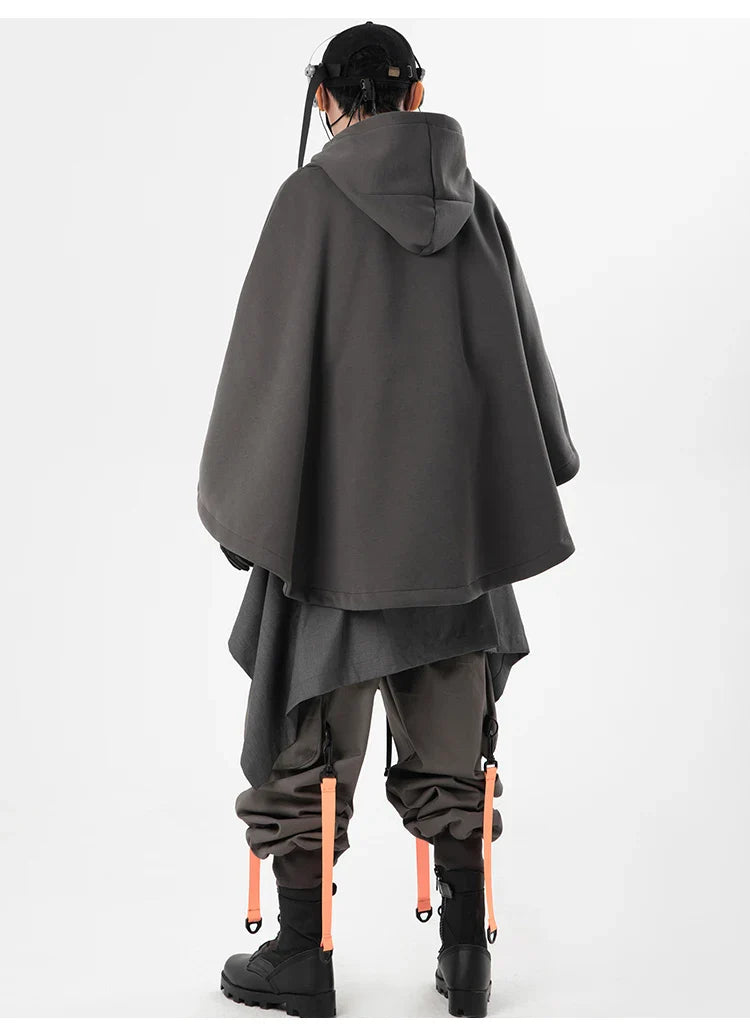 Two Piece Cloak Hoodie Cyberpunk