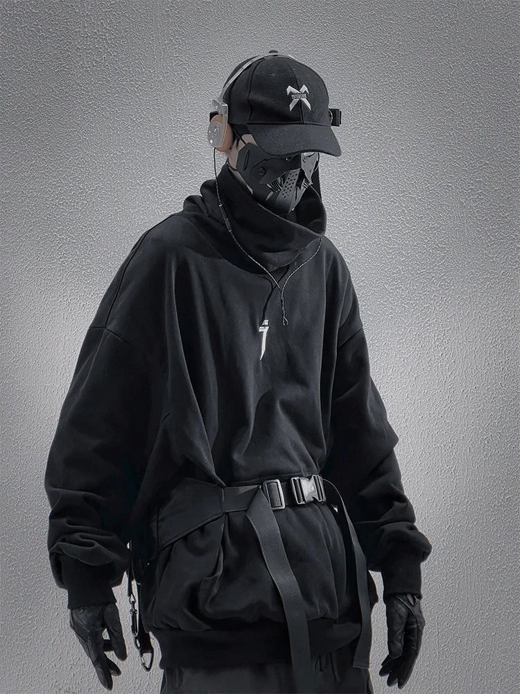 Techwear Hoodie Casual Sweatshirt