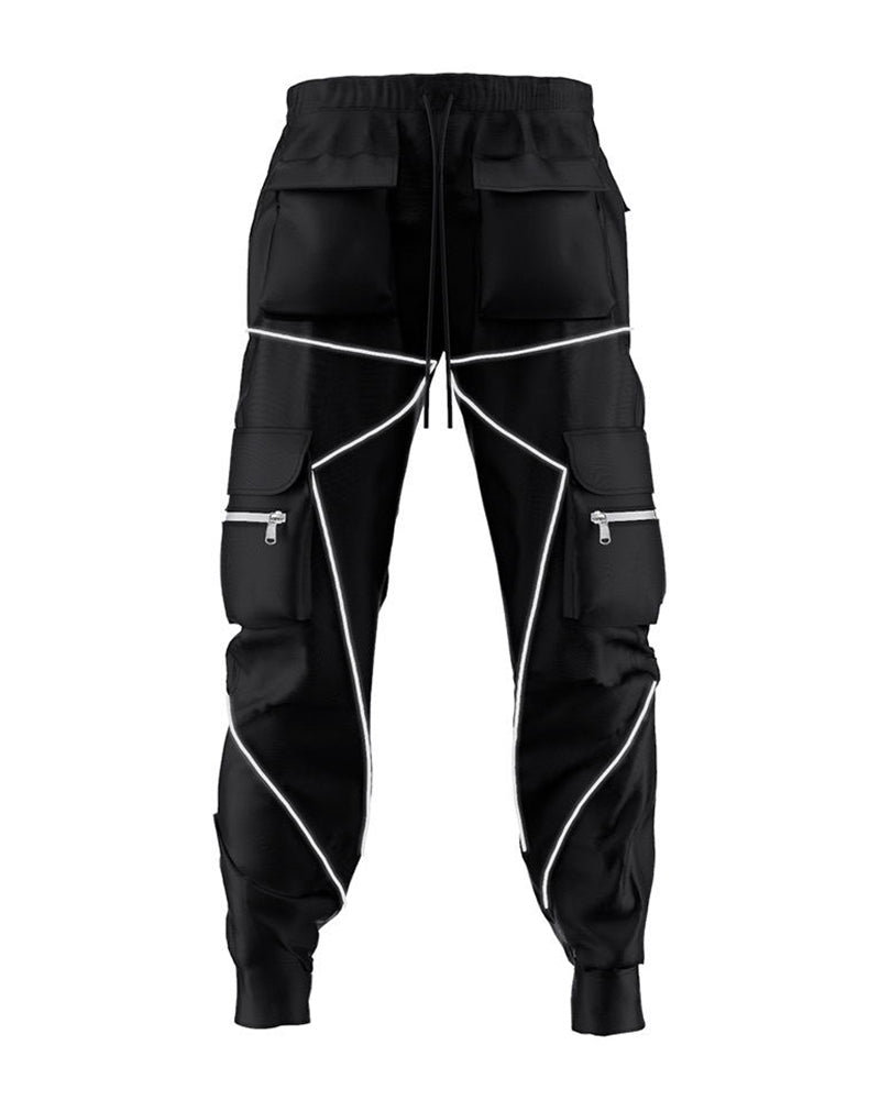 reflective pants,reflective pants men,reflective pants men's,men reflective pants,cargo pants,pants,black cargo pants,techwear pants，techwear cargo pants，black cargo pants，black cargo pants mens，black cargo pants outfit，cargo jogger pants