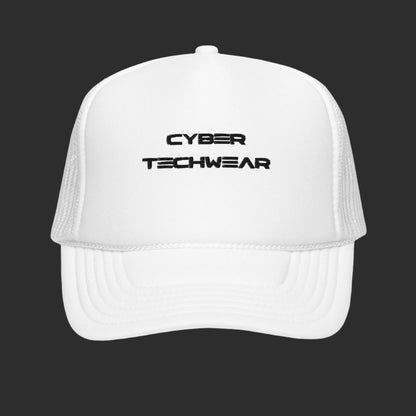 White Cyber Trucker Hat