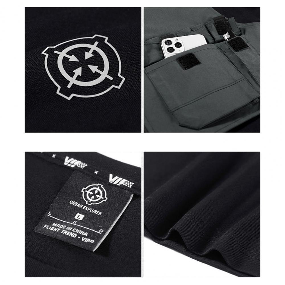 Zipper Detachable Techwear Tshirt