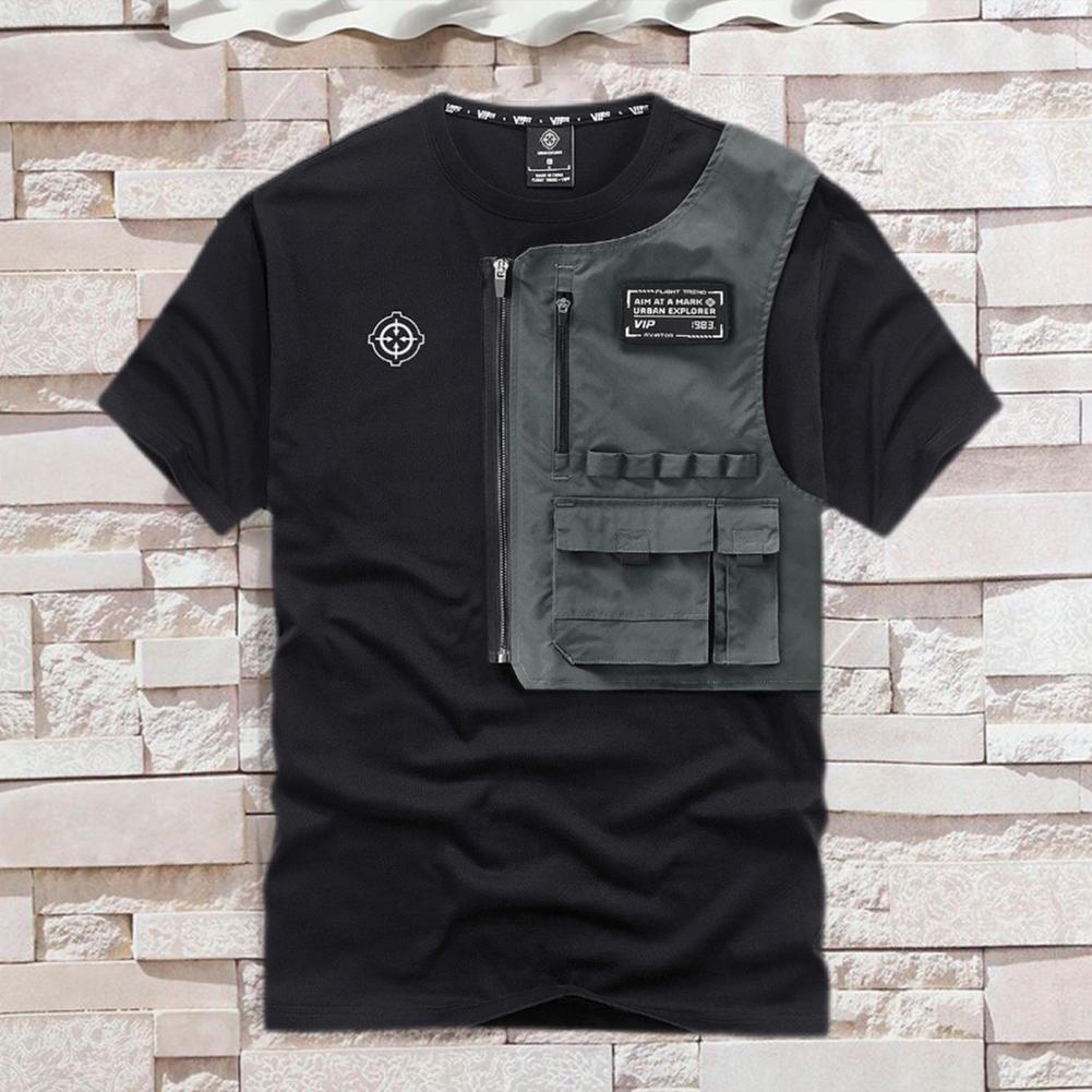 Zipper Detachable Techwear Tshirt