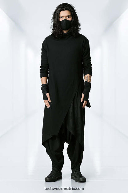 Silent Veil Layered Ninja Pants