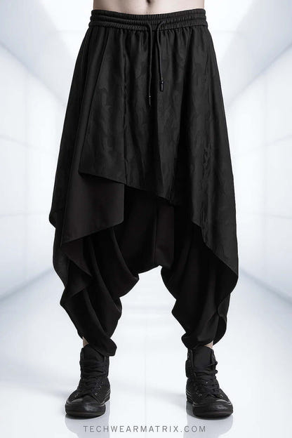 Silent Veil Layered Ninja Pants