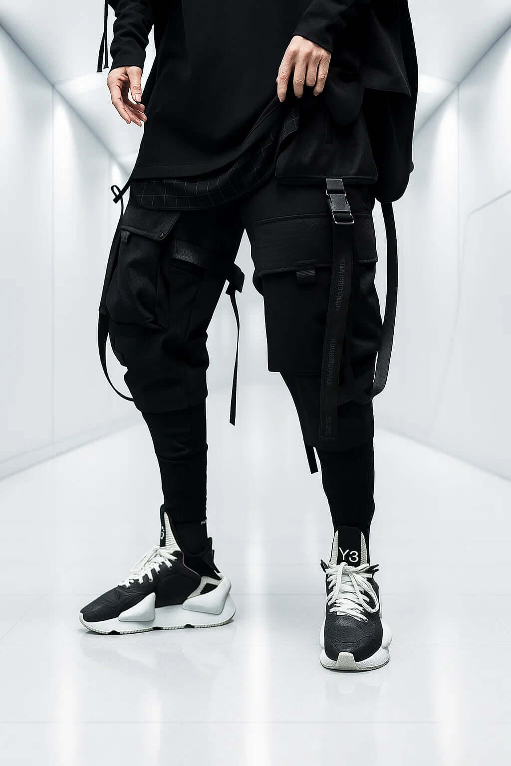 Silent Division Ribbon Cargo Pants x Tachyon Co.