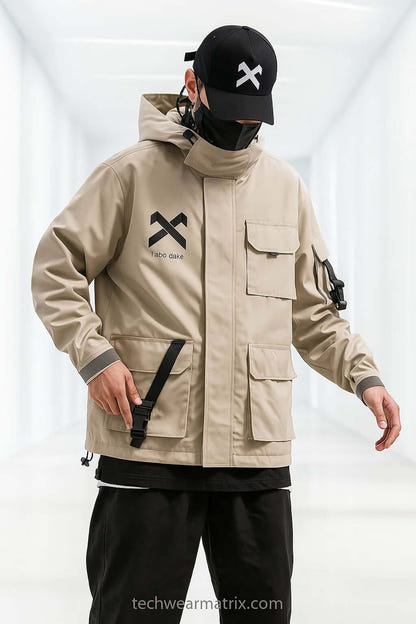 Aegis-01 Techwear Cargo Jacket x Drift Co.