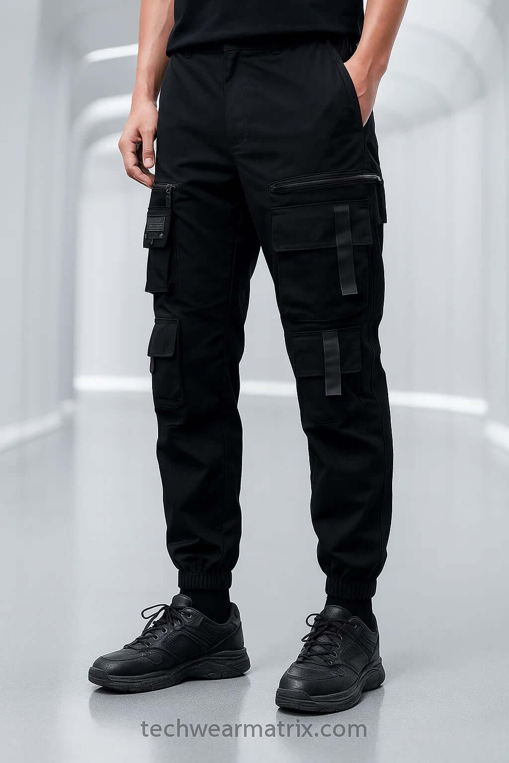 Obsidian-5 Darkwear Cargo Pants