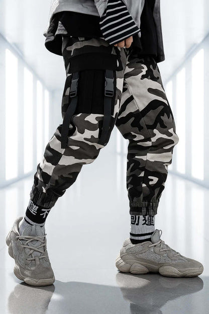Phantom-C Camo Techwear Cargo Joggers