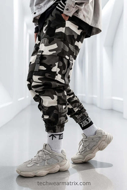 Phantom-C Camo Techwear Cargo Joggers