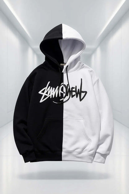 Duality-01 Split Techwear Hoodie