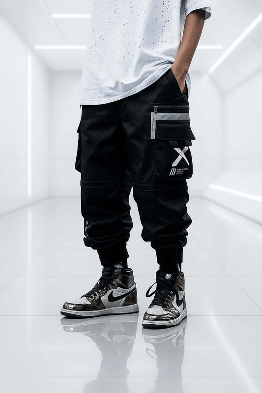 Shadowline Black Techwear Pants x Drift Co.
