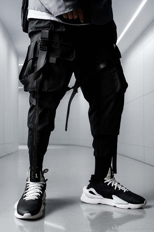 Stratos-X Techwear Pants with Straps