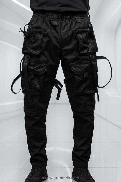 Stratos-X Techwear Pants with Straps
