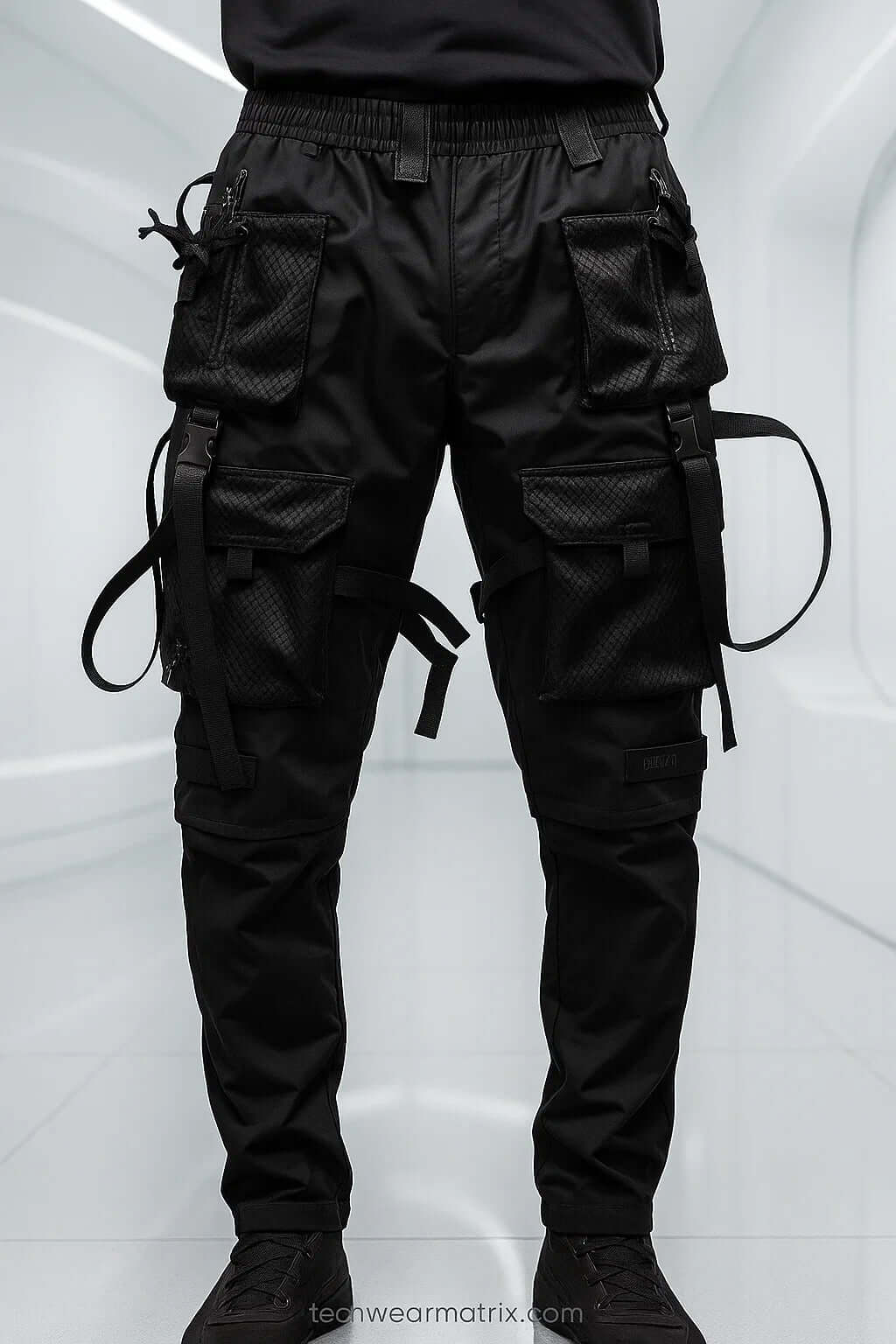 Stratos-X Techwear Pants with Straps