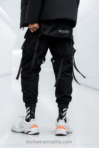 Stratos-X Techwear Pants with Straps