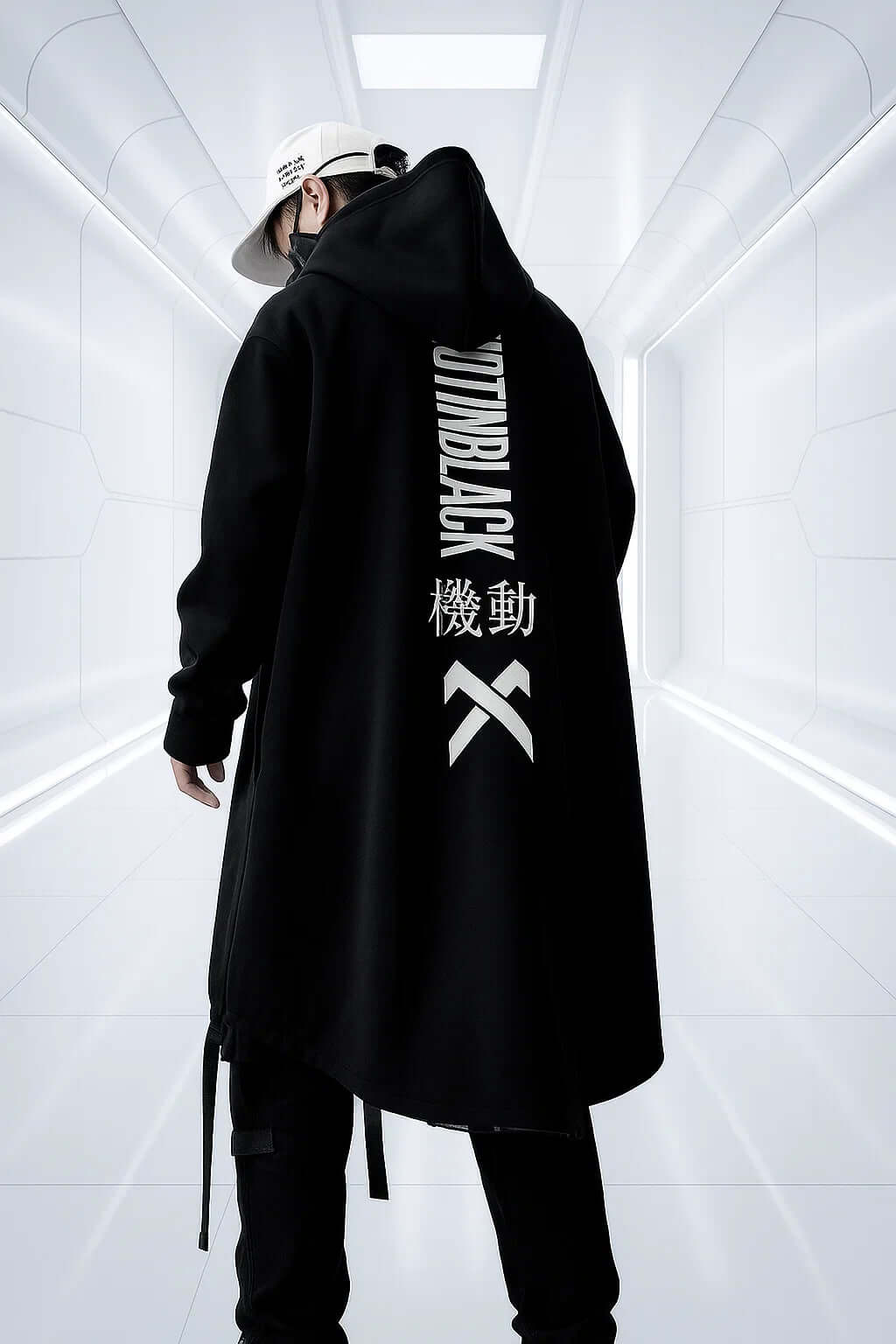 Seoul-X Cyberpunk Techwear Poncho x Drift Co.