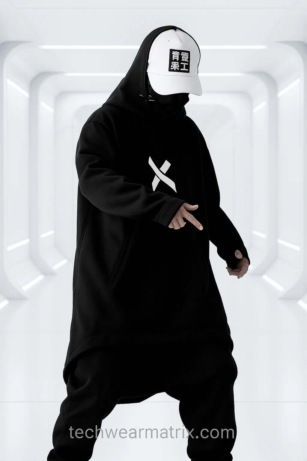 Seoul-X Cyberpunk Techwear Poncho x Drift Co.