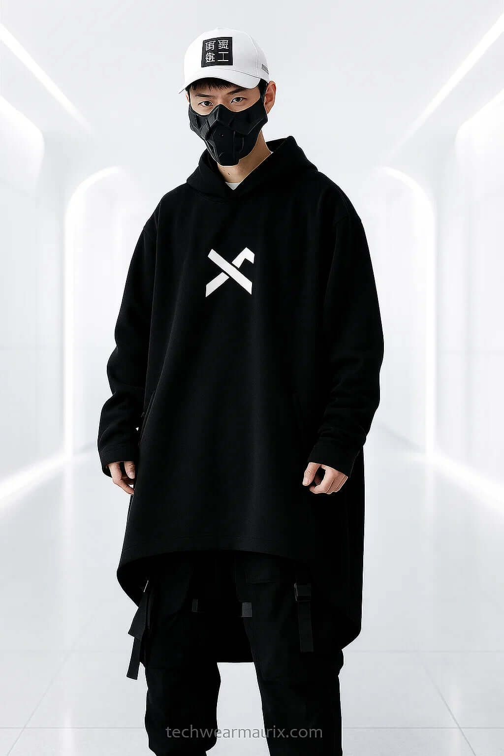 Seoul-X Cyberpunk Techwear Poncho x Drift Co.