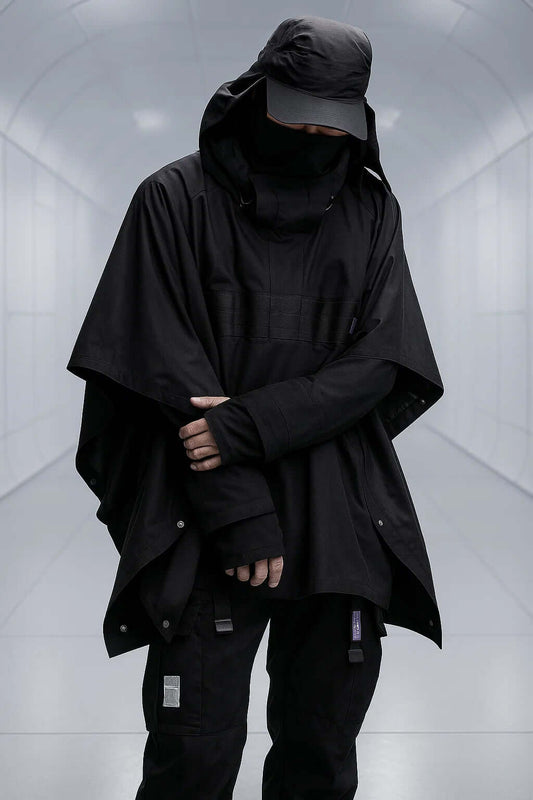 Stormveil Water-Repellent Tactical Cloak