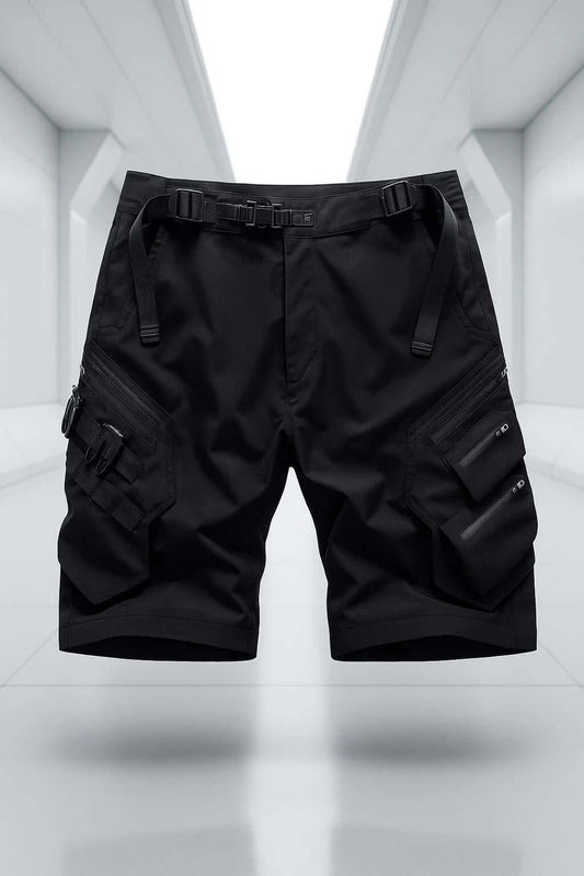 Vector-5 Functional Multi-Pocket Belt Shorts