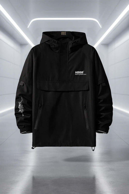 Hydra-K Water-Resistant Korean Techwear Rain Jacket