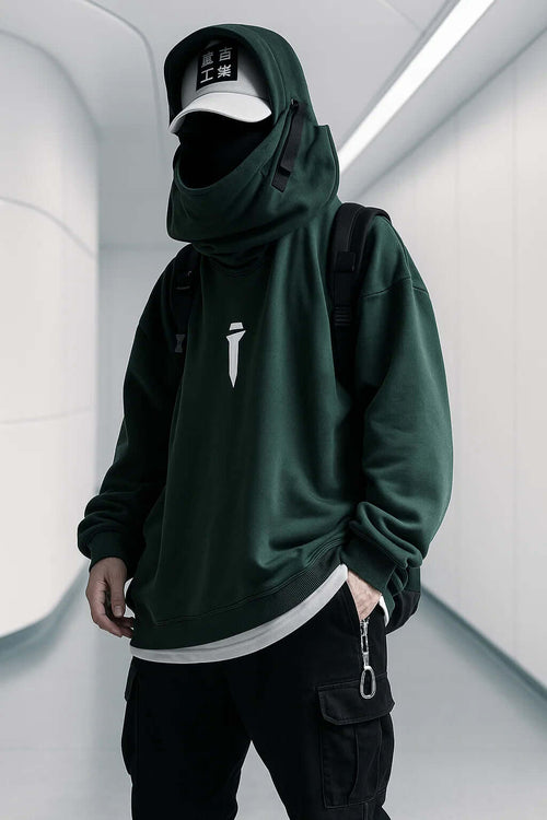 NeoSpecter Futuristic Techwear Hoodie x Tachyon Co.
