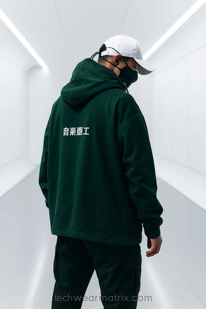 NeoSpecter Futuristic Techwear Hoodie x Tachyon Co.