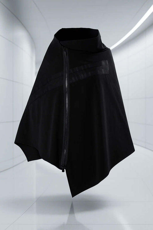 Obsidian-9 Cyberpunk Techwear Cloak