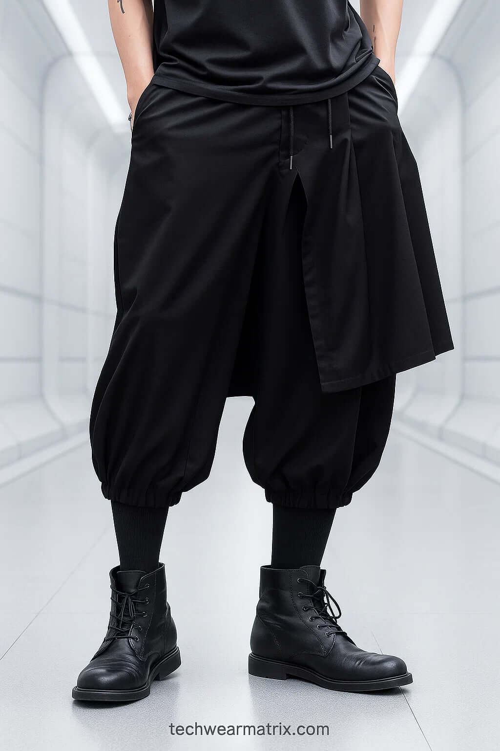 Shiryo Modern Hakama Techwear Pants