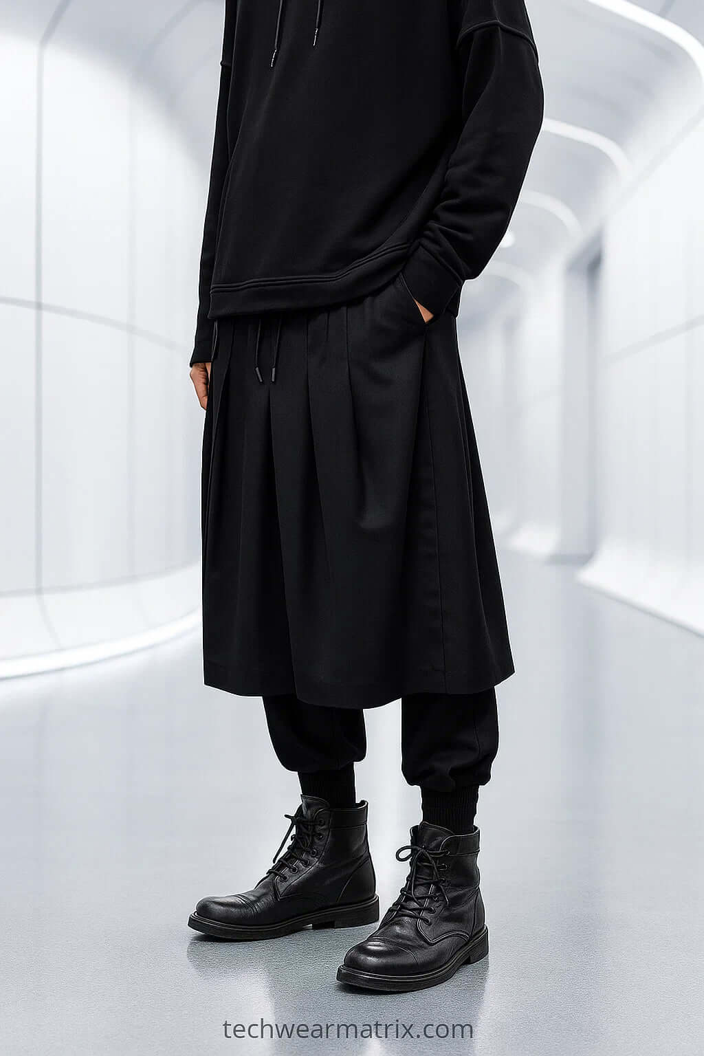Shiryo Modern Hakama Techwear Pants