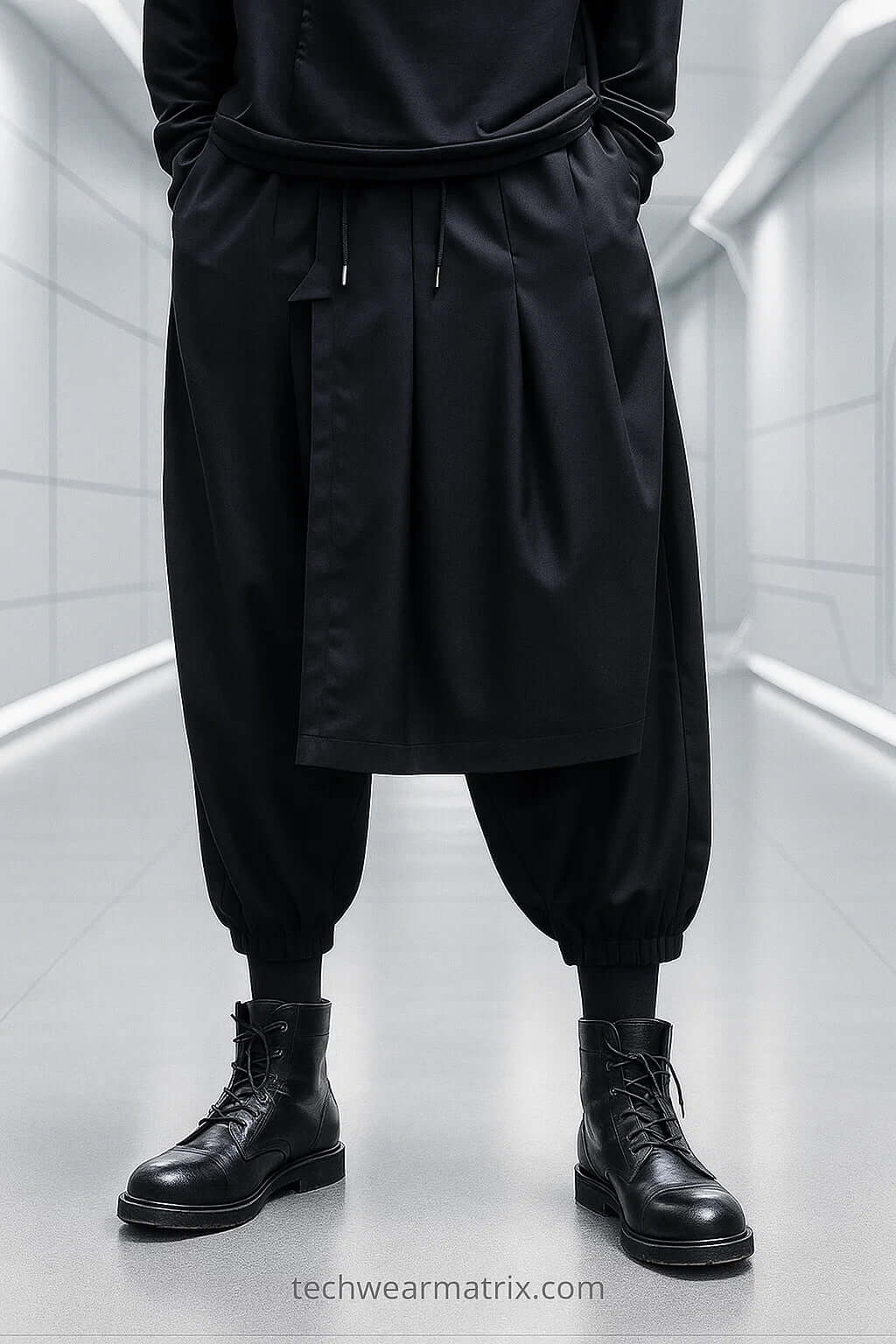 Shiryo Modern Hakama Techwear Pants