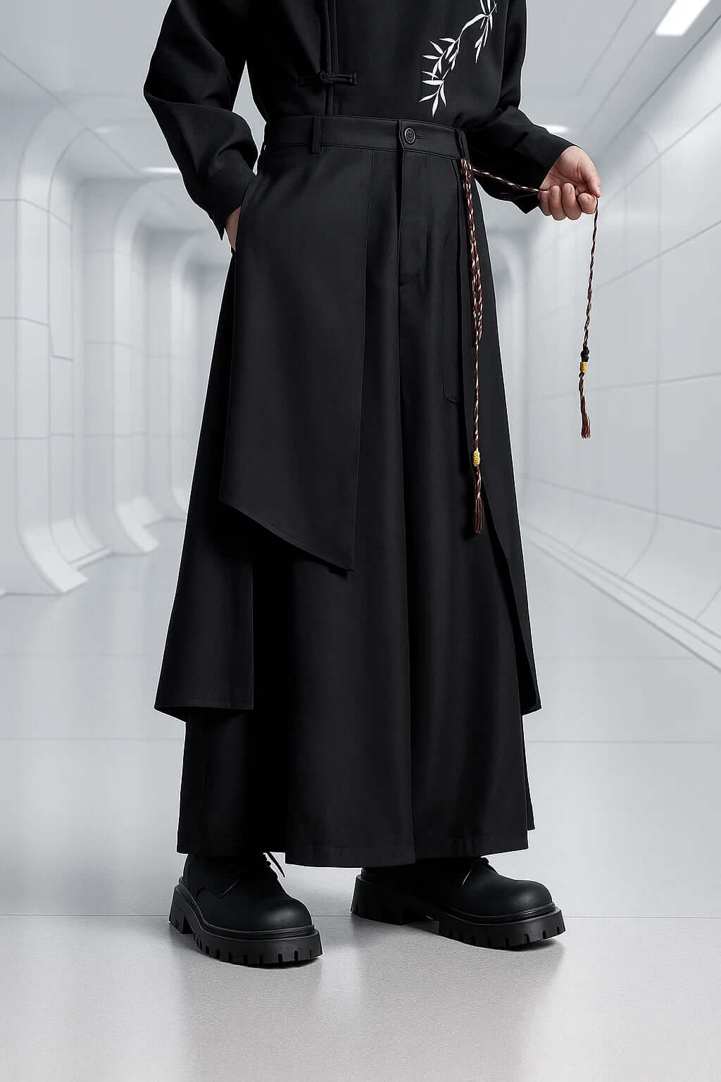 Hashima Long Skirt Techwear Pants