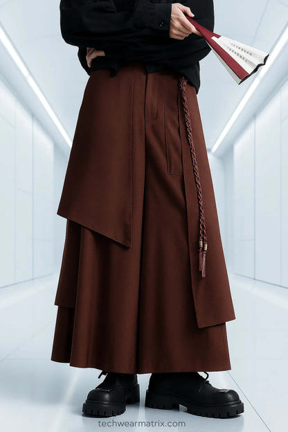Hashima Long Skirt Techwear Pants
