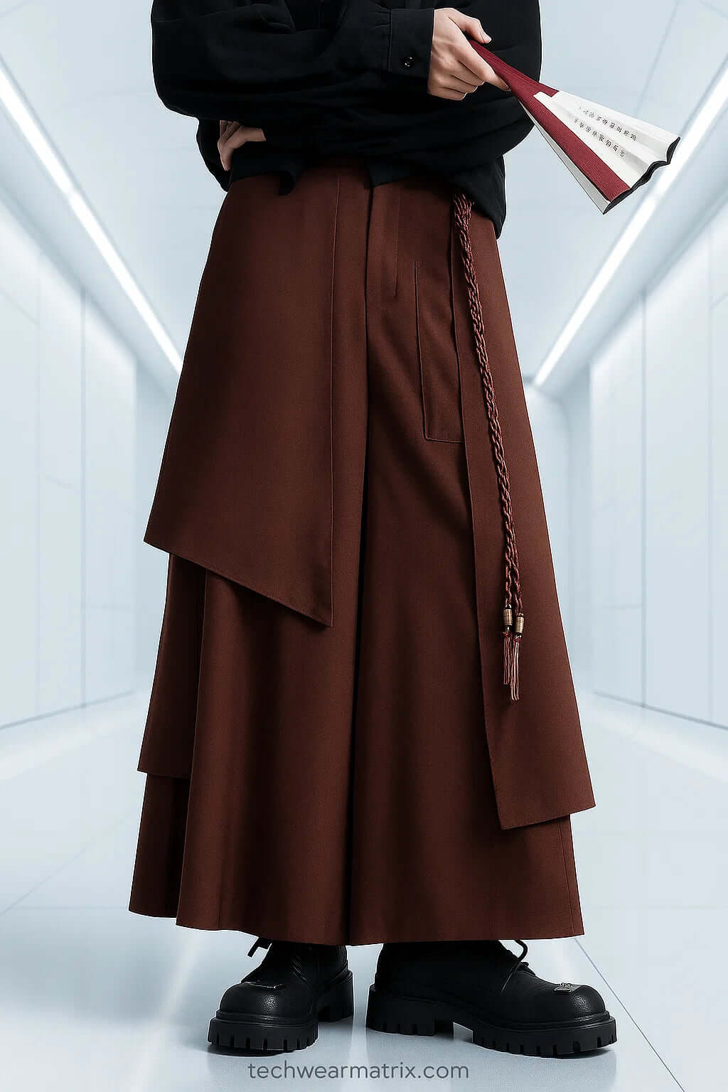 Hashima Long Skirt Techwear Pants