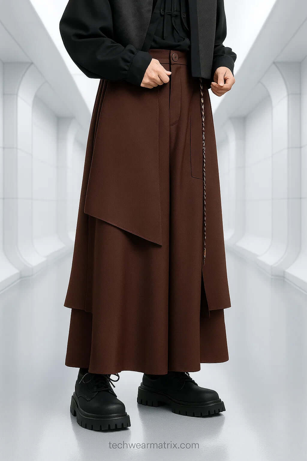 Hashima Long Skirt Techwear Pants