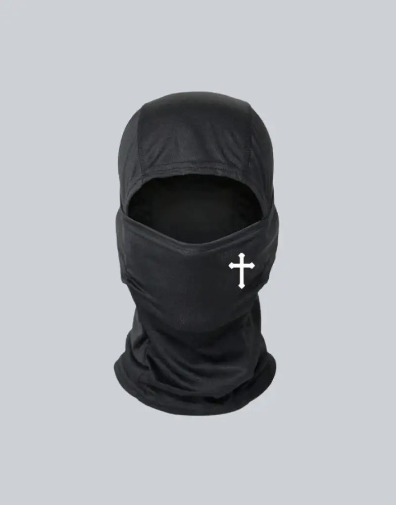 Balaclava Cross Black Balaclava