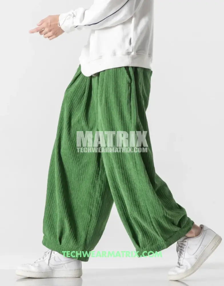 Corduroy Hakama Pants