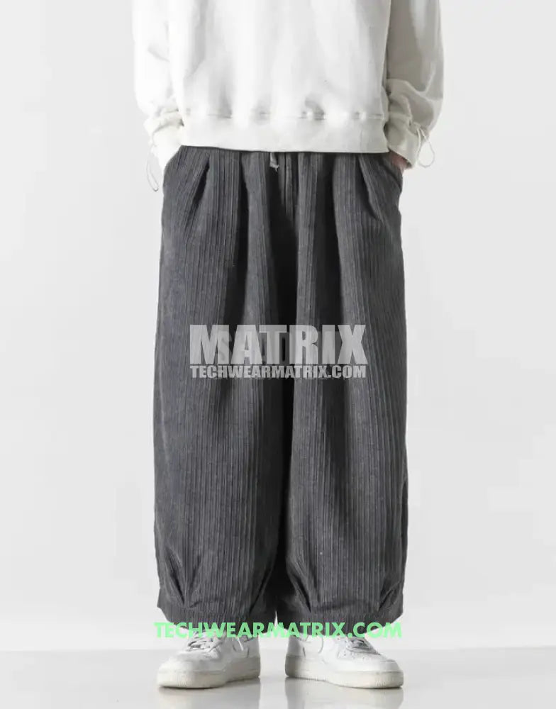 Corduroy Hakama Pants