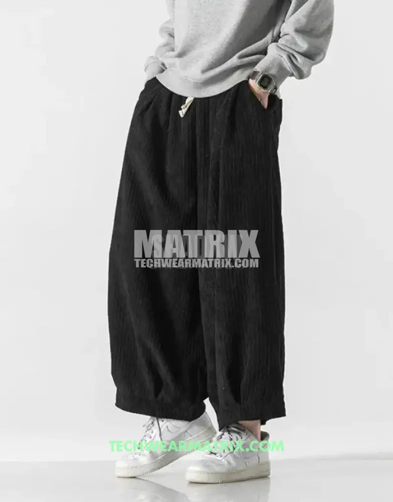 Corduroy Hakama Pants