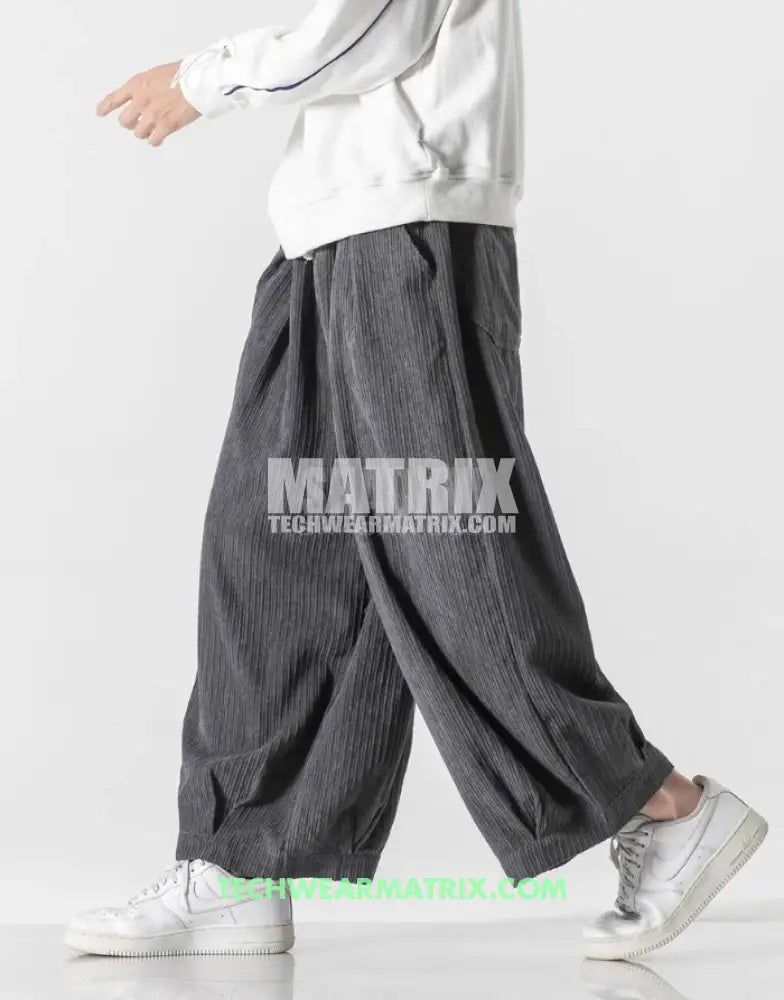 Corduroy Hakama Pants