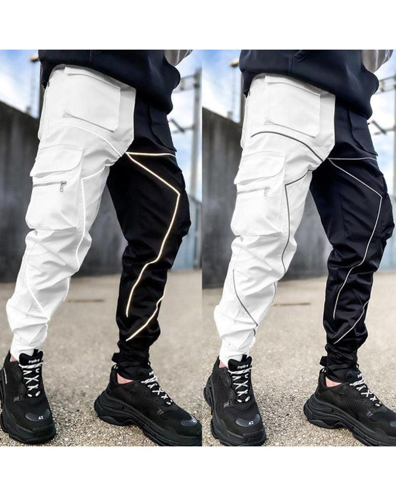 reflective pants,reflective pants men,reflective pants men's,men reflective pants,cargo pants,pants,black cargo pants,techwear pants，techwear cargo pants，black cargo pants，black cargo pants mens，black cargo pants outfit，cargo jogger pants