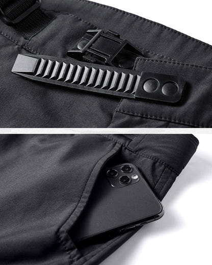 Vector-5 Functional Multi-Pocket Belt Shorts