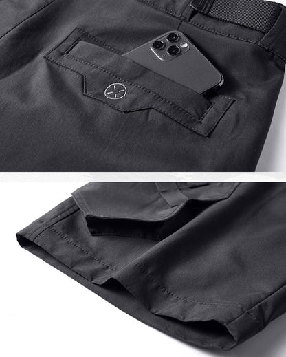 Vector-5 Functional Multi-Pocket Belt Shorts