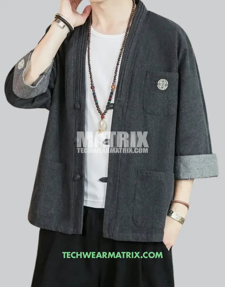 Men’s Denim Kimono