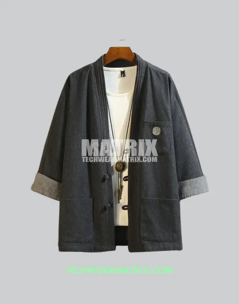 Men’s Denim Kimono